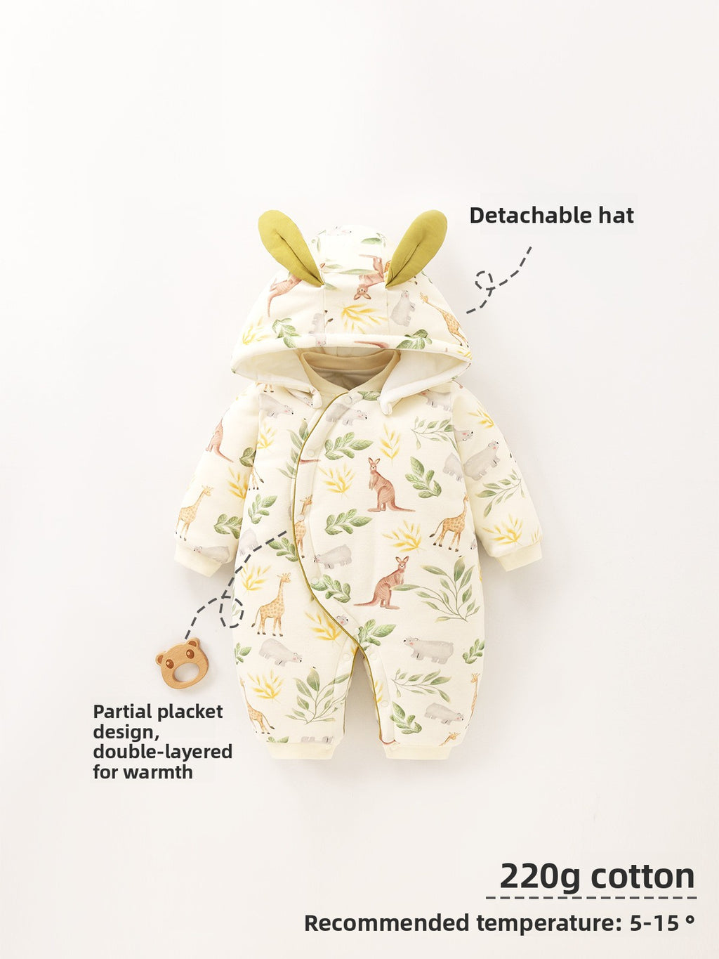 Baby Cotton Padded Jumpsuit